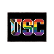 USC Trojans Pride Foxboro Rectangular Lapel Pin